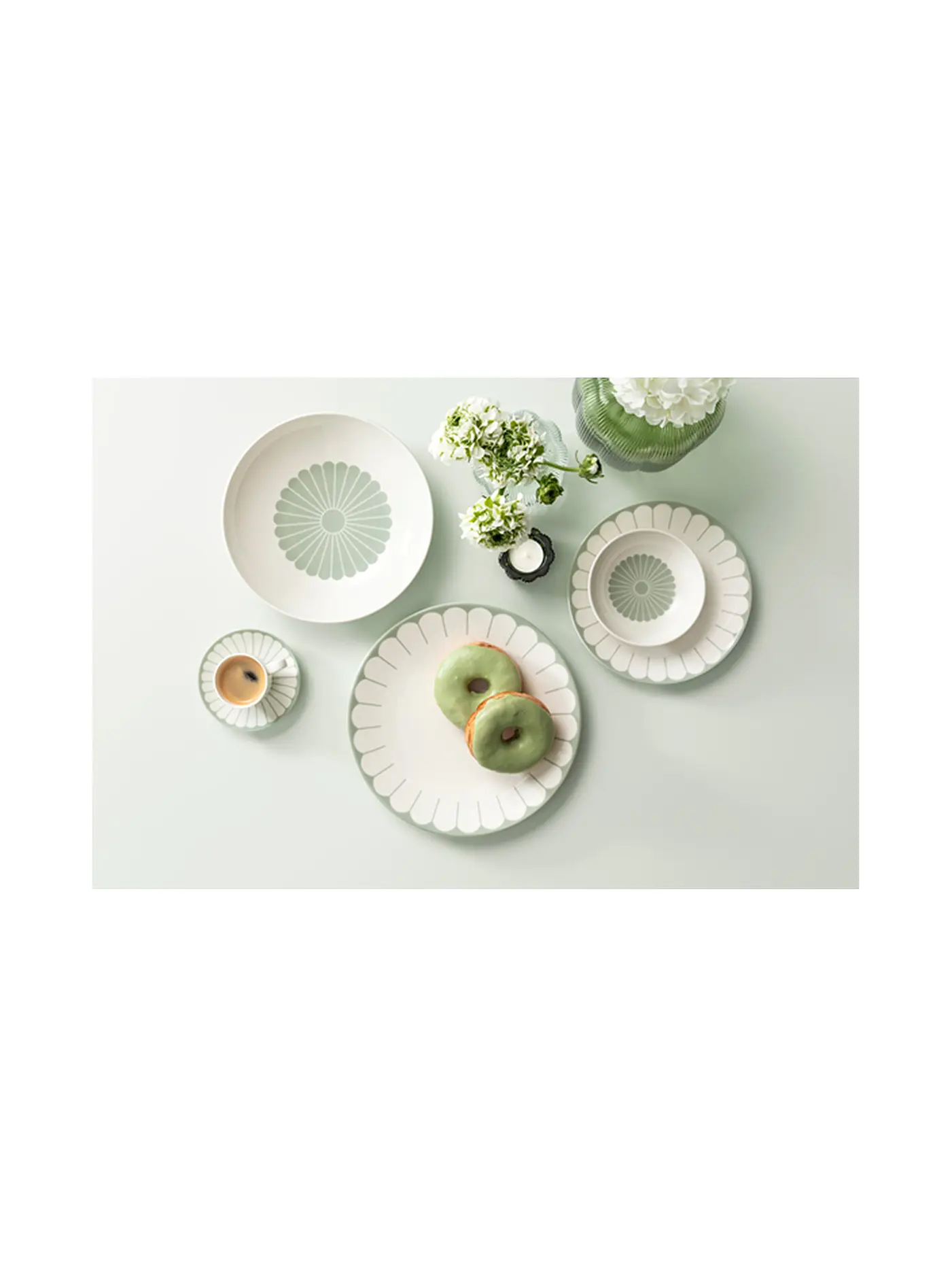 VILLEROY & BOCH | Dessertteller 21cm FLEUR CASSIS | hellgrün